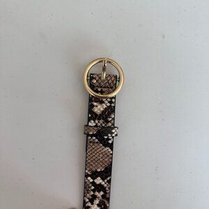 Snake Skin Belt